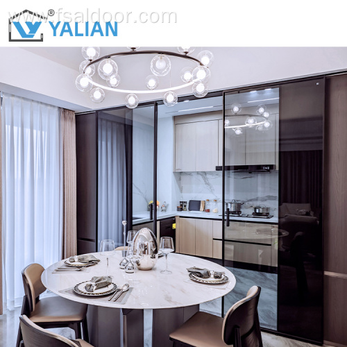 Sliding Door Double Hinged Modern Push And Pull